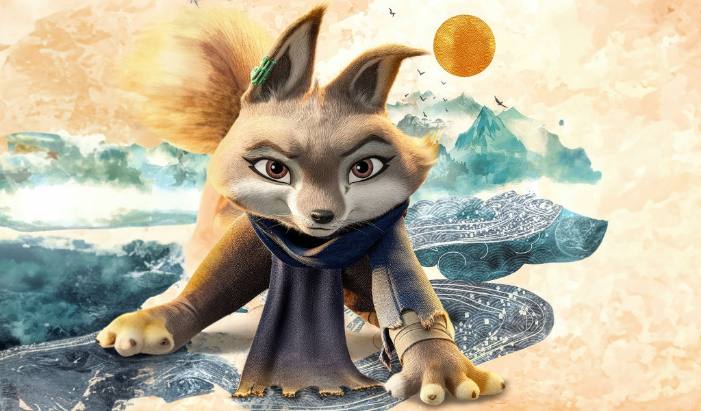 Персонаж Чжень мультфильм Кунг-фу панда 4