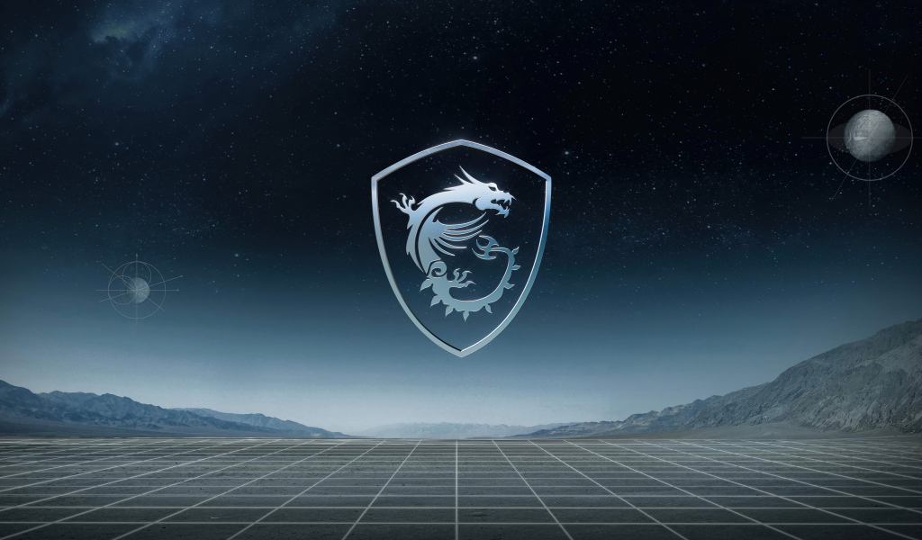 Поле с квадратами для логотипа msi