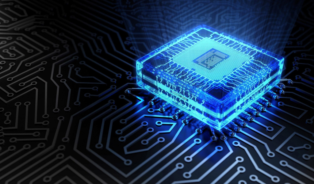 Неоновый чипсет на плане