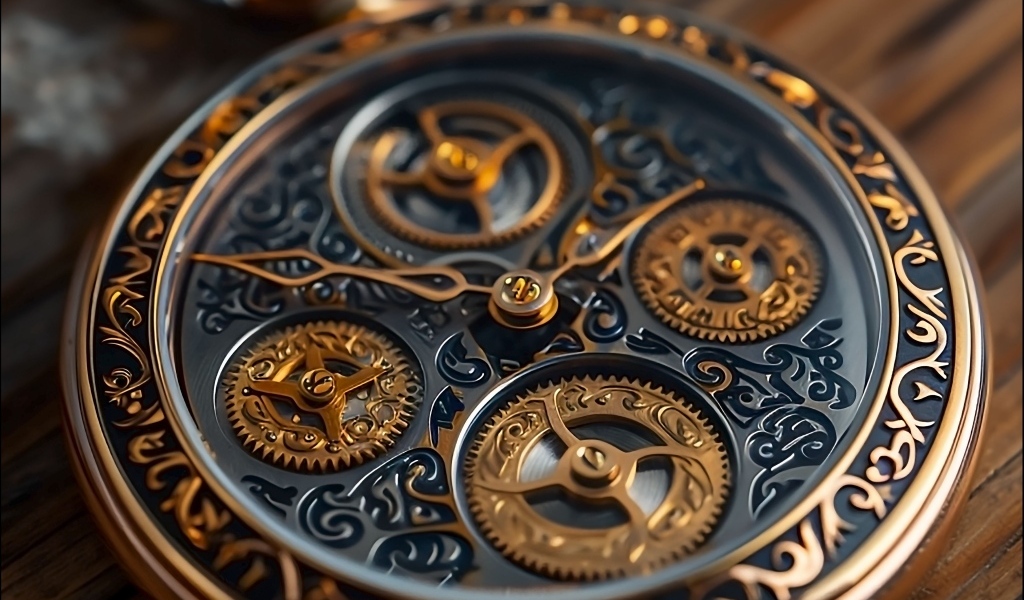 Красивый механизм дорогих часов