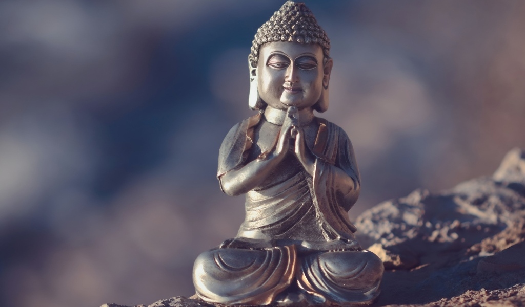 Статуэтка Будды крупным планом