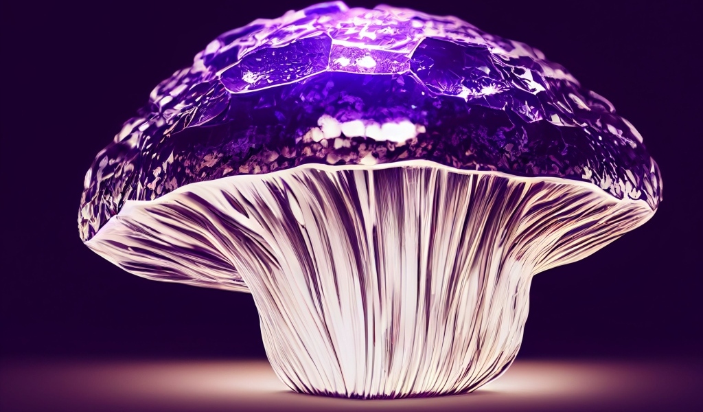 Большой кристальный гриб 