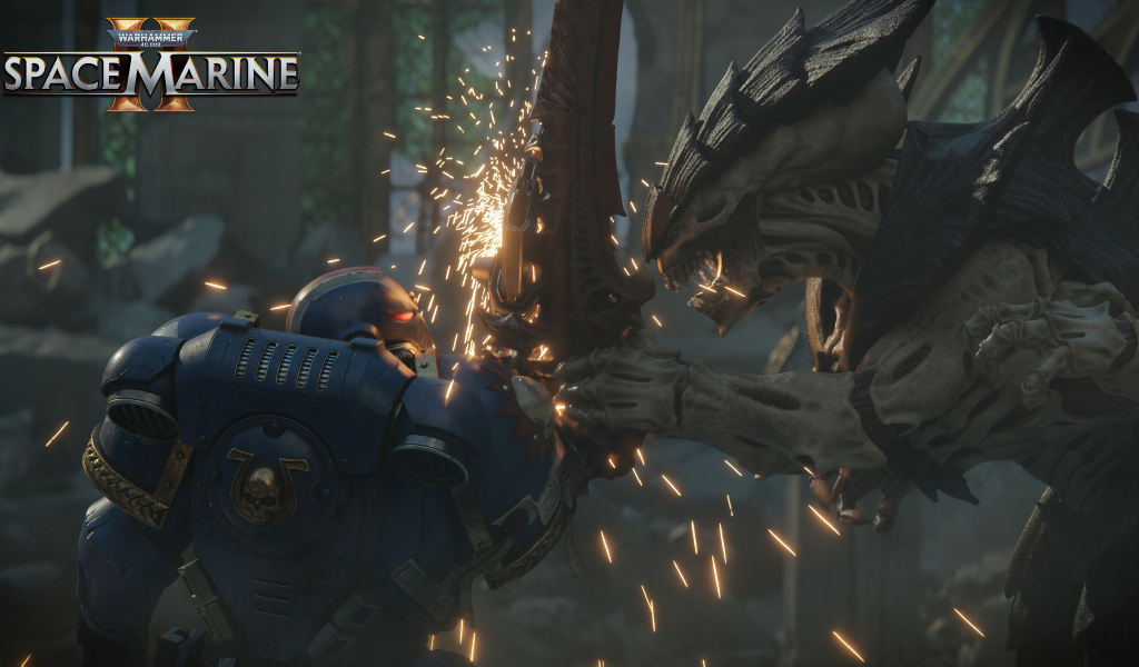 Битва в компьютерной игре Warhammer 40,000: Space Marine 2