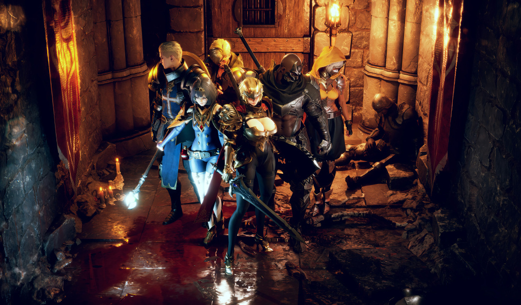 Персонажи компьютерной игры Dungeon Stalkers, 2024