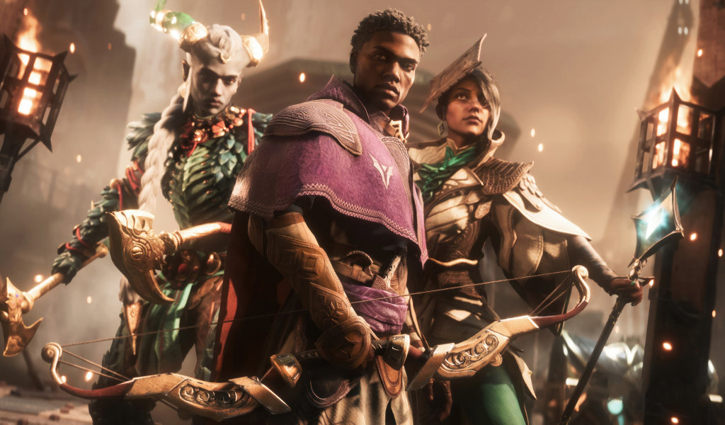 Персонажи новой видео игры Dragon Age: The Veilguard, 2024