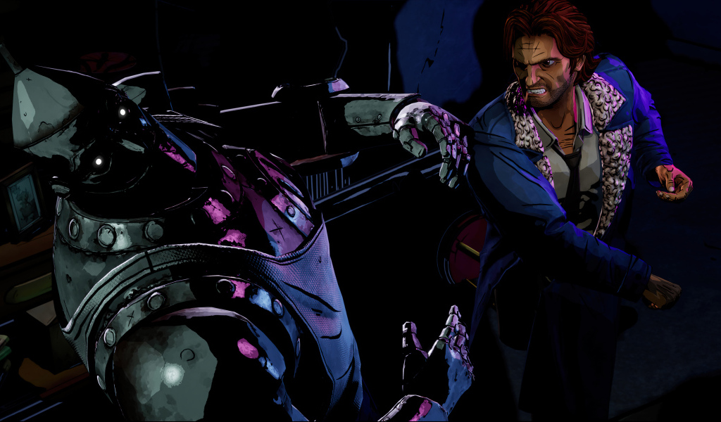 Кадр компьютерной игры The Wolf Among Us 2