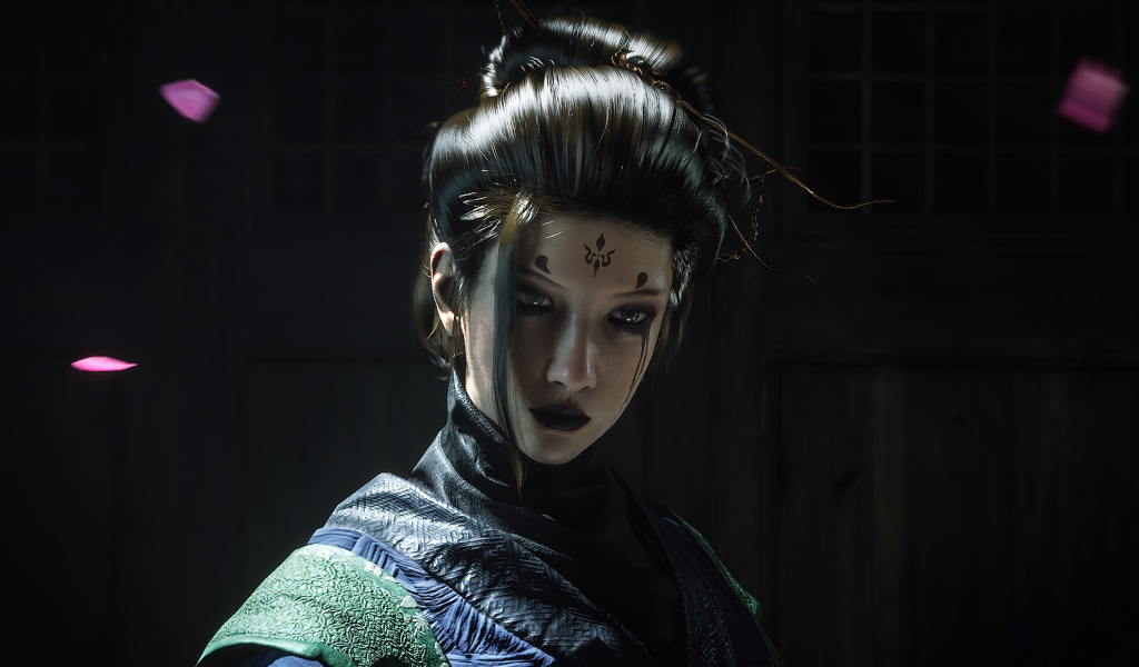 Девушка персонаж компьютерной игры Black Myth. Wukong, 2024