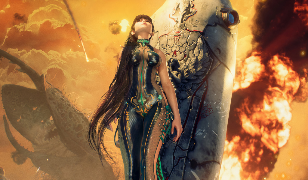 Девушка персонаж компьютерной игры Stellar Blade, 2024