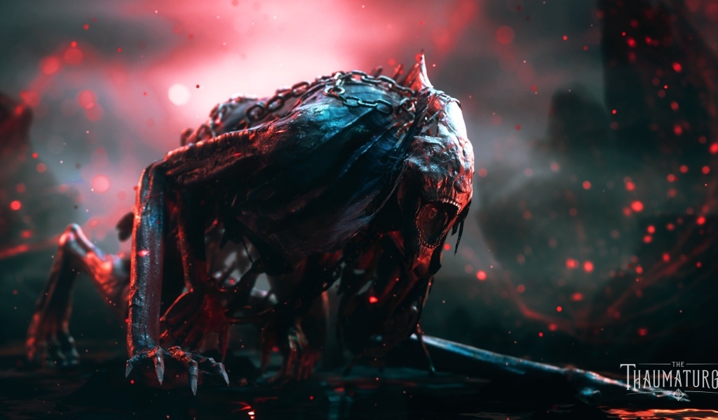 Монстр из компьютерной игры The Thaumaturge