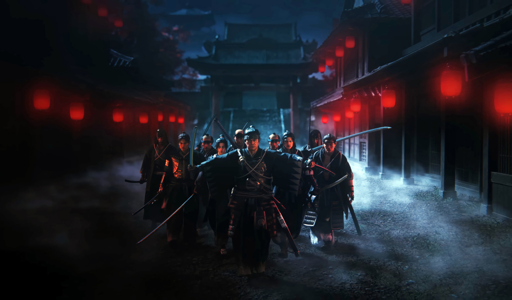 Самураи из компьютерной игры Rise of the Ronin