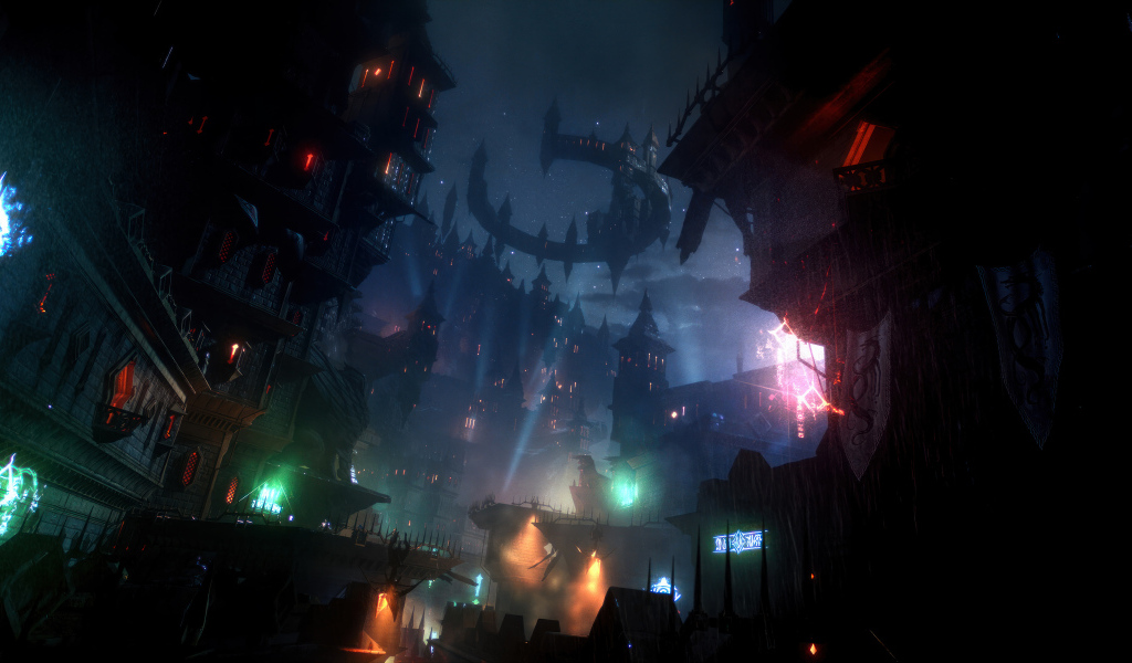 Скриншот города в компьютерной игре Dragon Age: The Veilguard, 2024