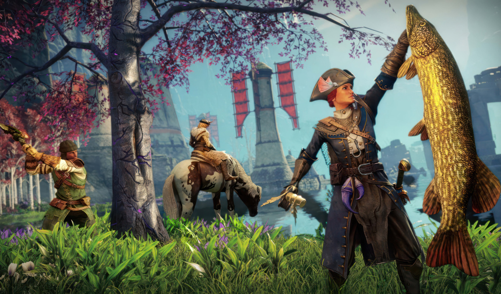 Кадр компьютерной игры New World: Aeternum, 2024