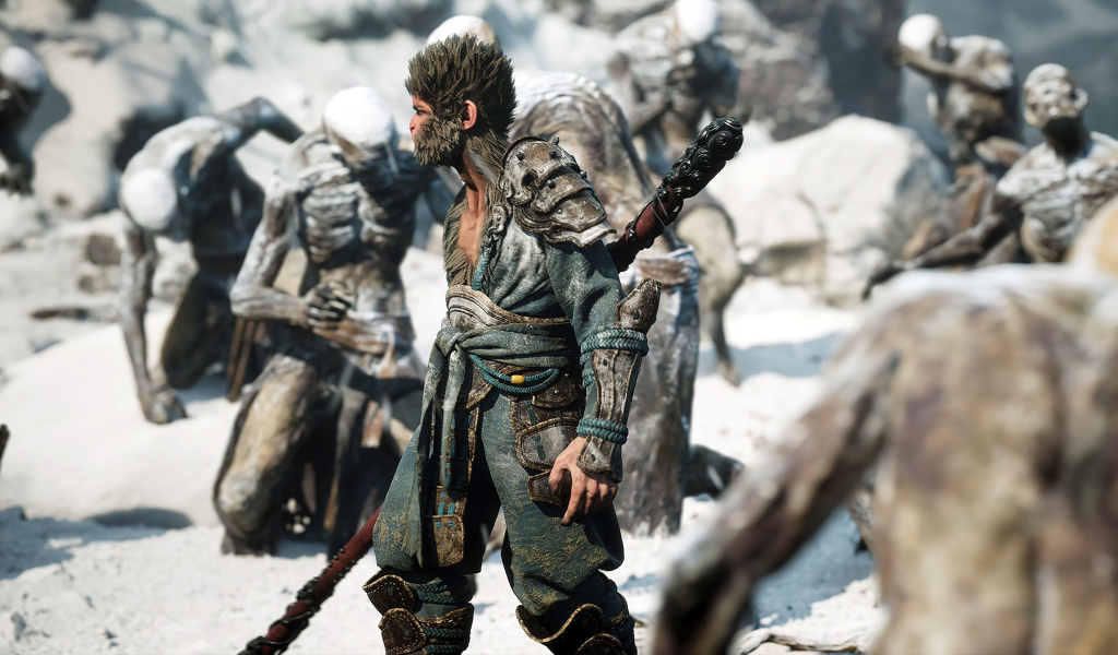 Кадр новой компьютерной игры Black Myth: Wukong, 2024