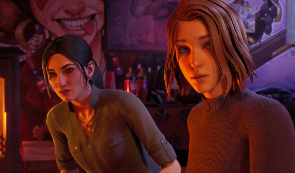 Две девушки персонажи компьютерной игры Life is Strange: Double Exposure