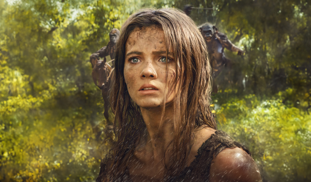 Актриса Фрейя Аллан в фильме Планета обезьян: Новое царство