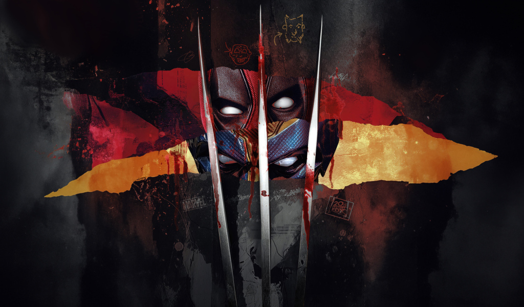 Арт постер фильма Дэдпул 3