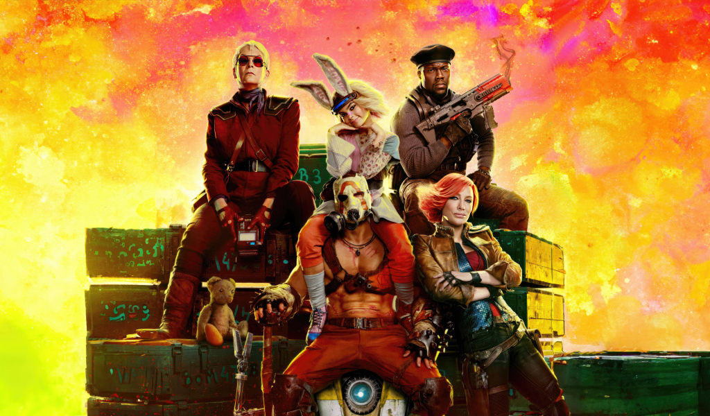 Яркий постер нового фильма Бордерлендс, 2024