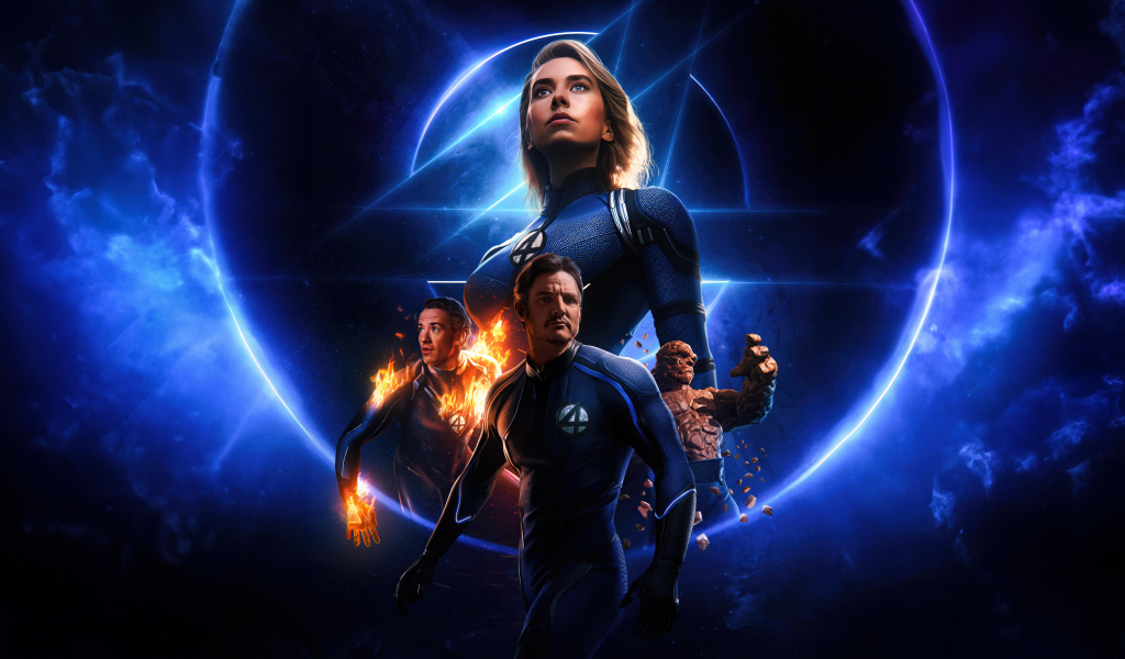 Постер фильма Фантастическая четвёрка, 2025