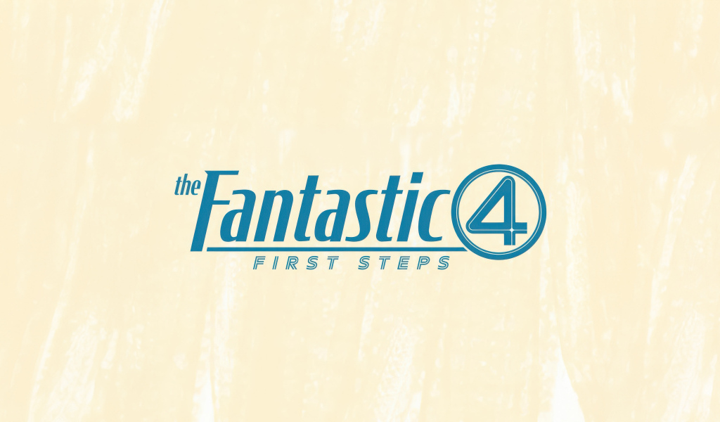 Logo of the new film Fantastic Four: First Steps, 2025
