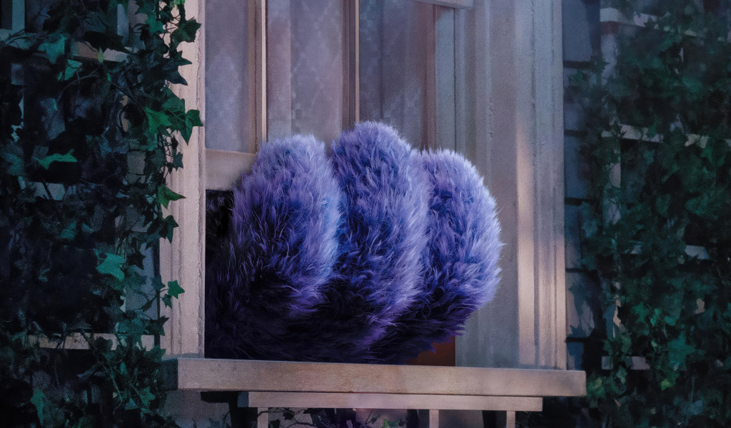 Лапа в окне кадр нового фильма Воображаемые друзья (IF), 2024