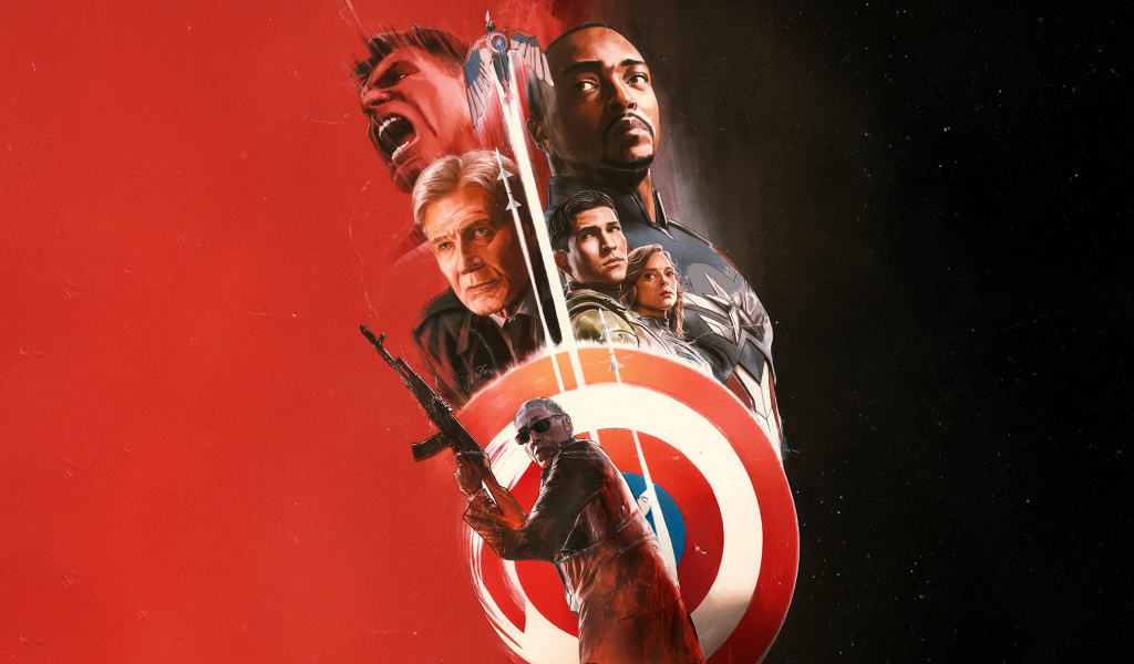 Постер нового фильма Капитан Америка: Дивный новый мир