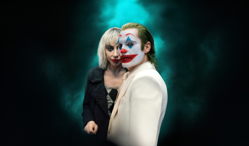 Главные персонажи фильма Джокер: Безумие на двоих в дыму
