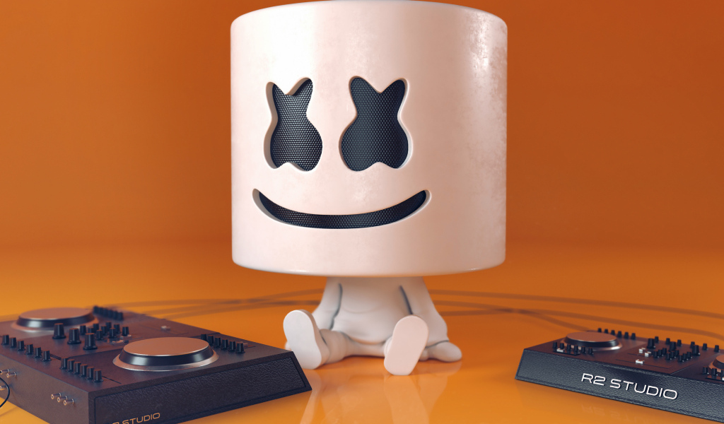 Диджей Маршмеллоу с приставками