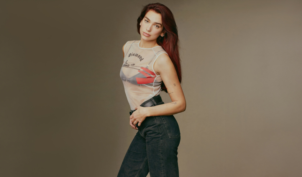 Молодая красивая певица Дуа Липа