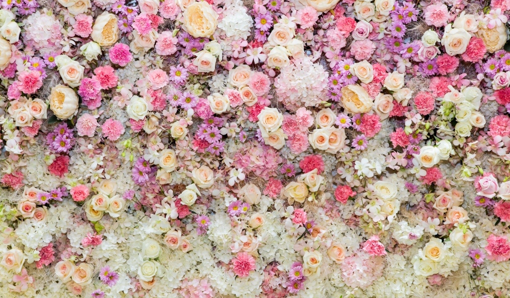 Красивый цветочный фон для фотосессии
