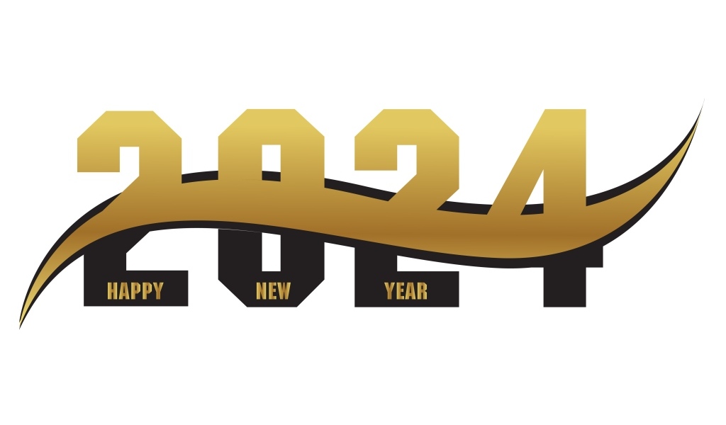 Цифры на Новый год дракона 2024