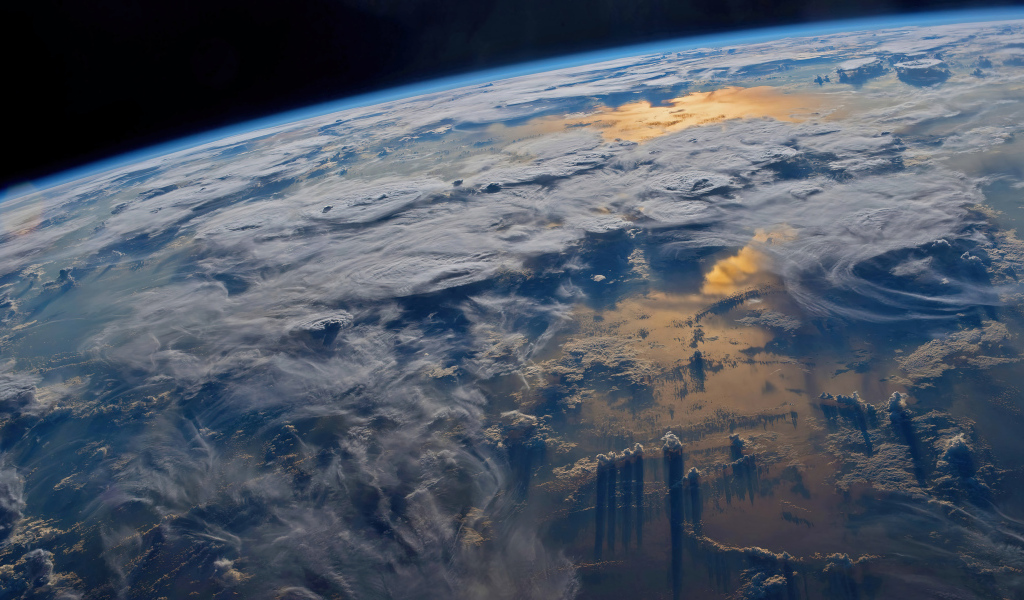 Поверхность планеты Земля крупным планом