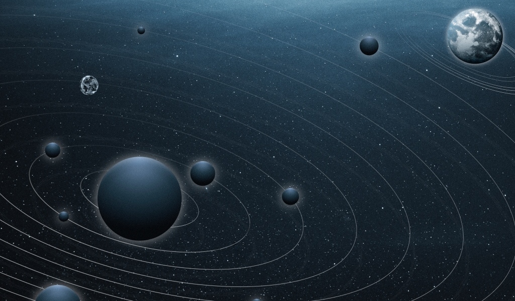 Траектория космической галактики