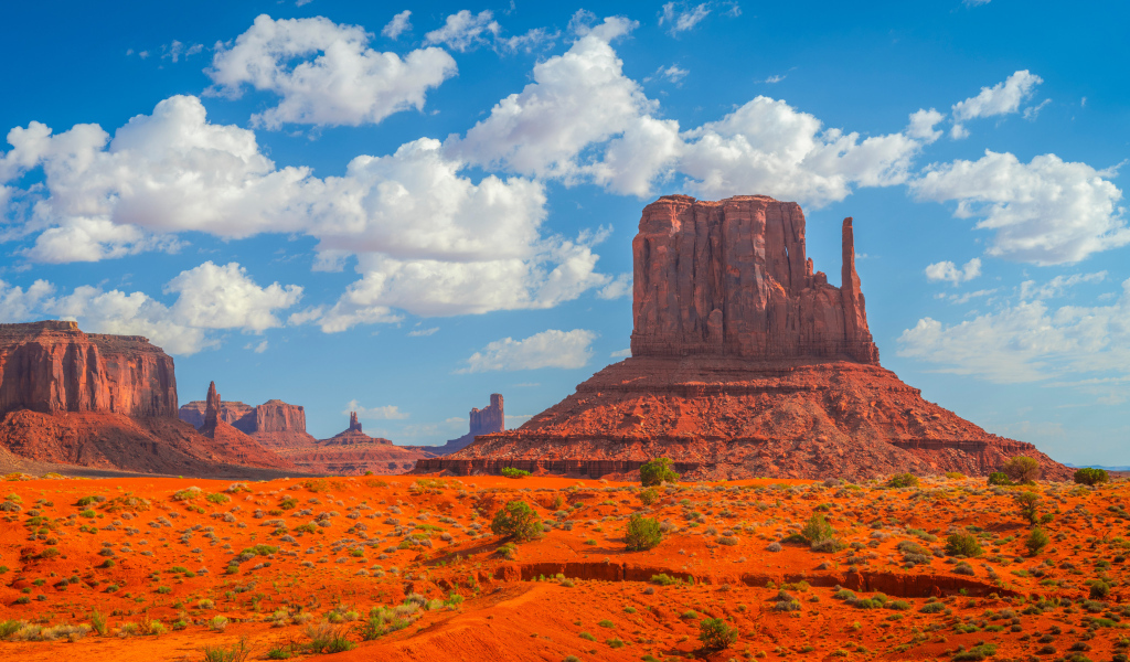 Скала Монумент Вэлли в национальном парке, США