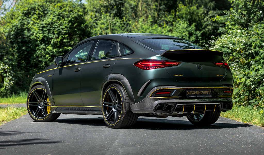 Вид сзади на автомобиль Manhart GER 800 Mercedes-AMG GLE 63 S 4MATIC+ Coupé