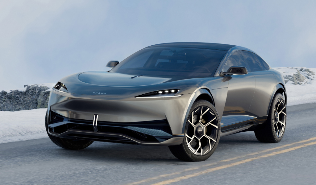 Автомобиль Karma Ivara зимой