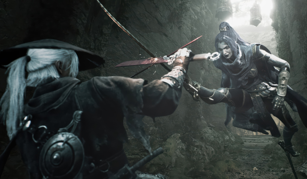 Битва в новой компьютерной игре Phantom Blade Zero