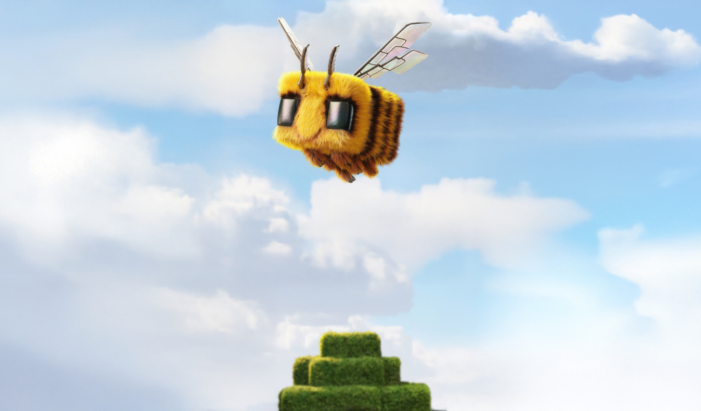 Пчела из нового фильма Minecraft в кино, 2025