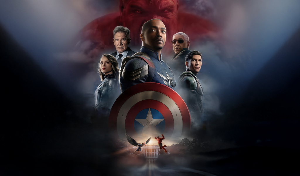 Постер фильма Капитан Америка: Дивный новый мир