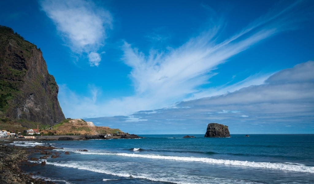 Красивое небо над океаном 