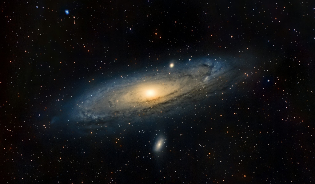 Небесное свечение в звездной галактике