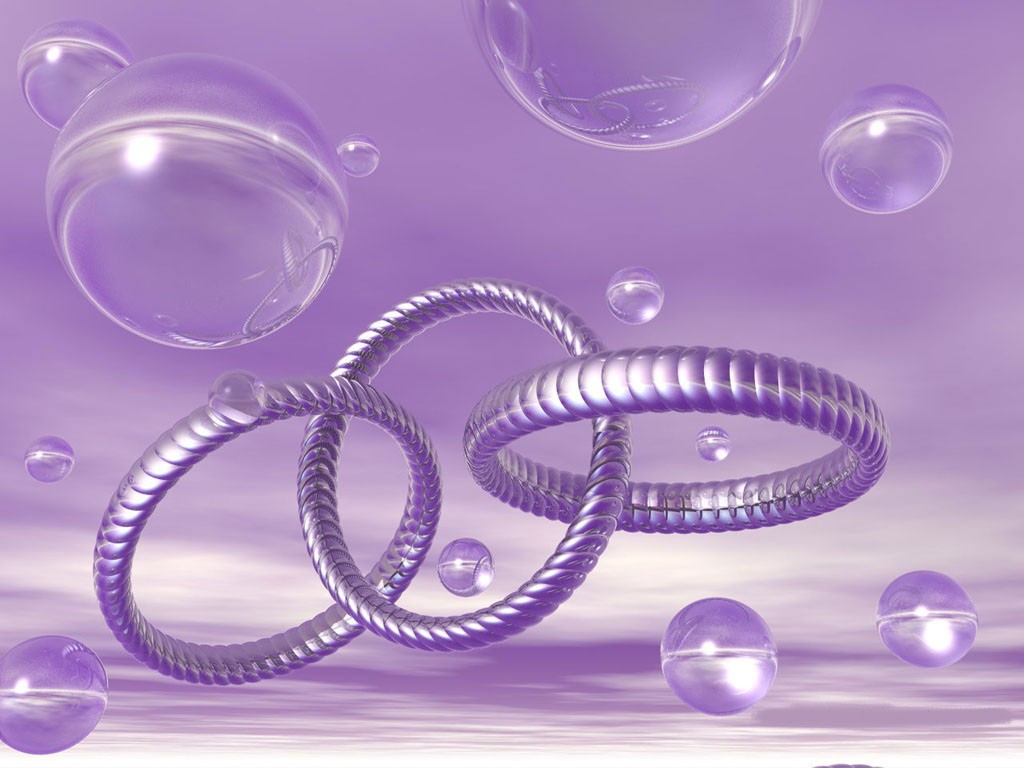 3 D обои кольца