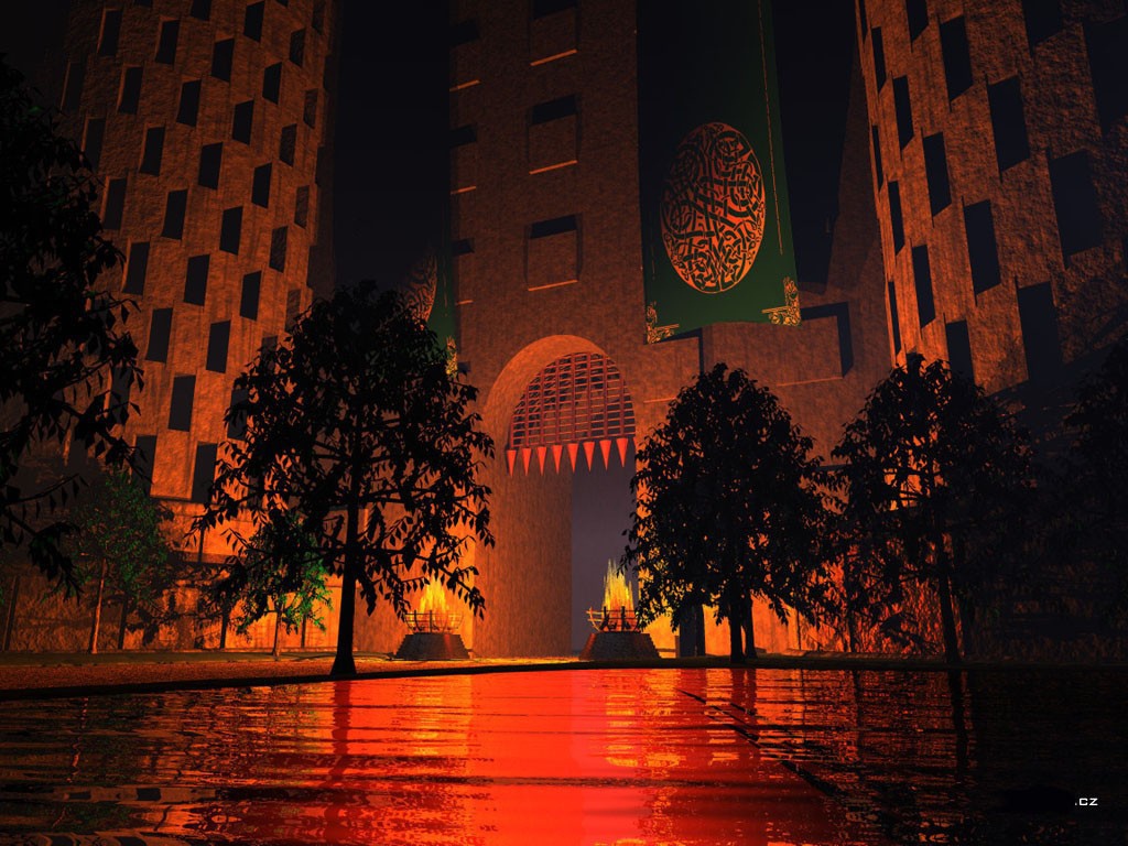 Город 3D экранные обои