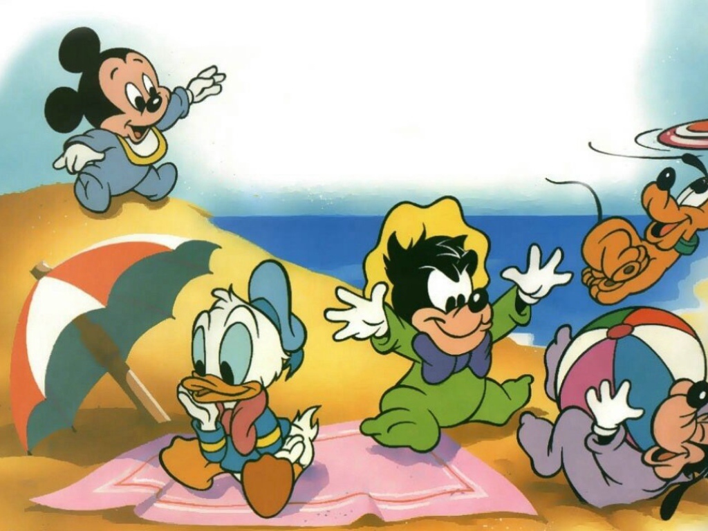 Доналд Микки малыши