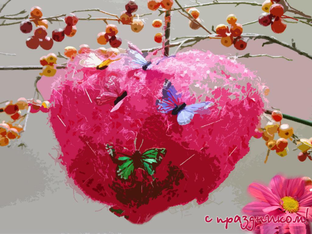 Открытка на 8 Марта