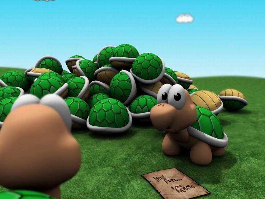 Черепахи из Супермарио