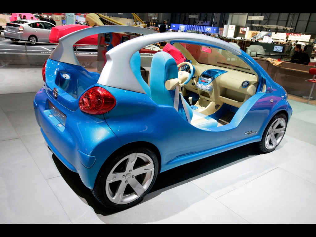 Синий мини кар