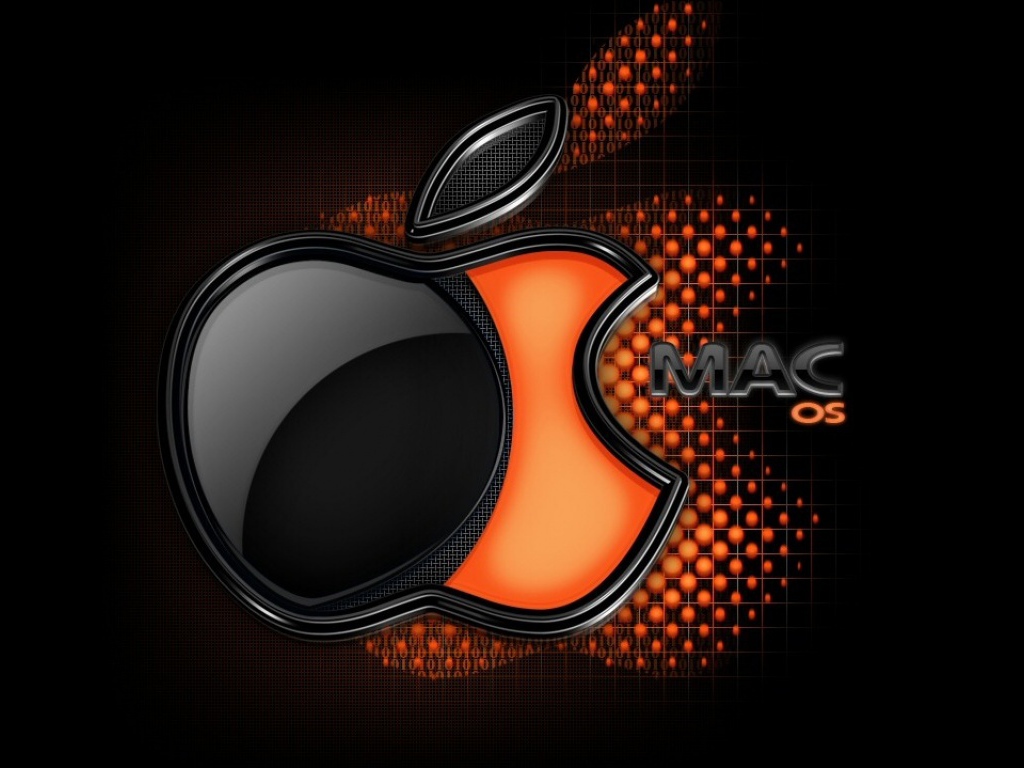 Оранжевый Mac   Apple