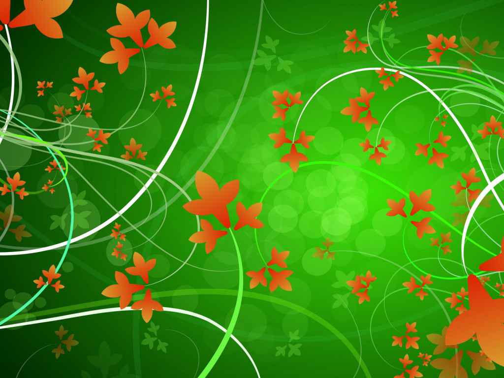 Оранжевые листья