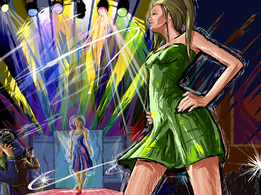 Показ модной одежды