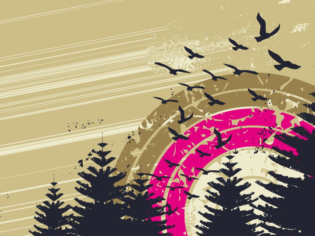 Векторные птицы